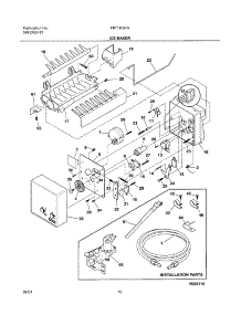 11 - Ice Maker parts for Frigidaire Refrigerator FRT18IG4AW0 from AppliancePartsPros.com