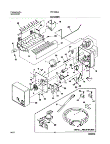 11 - Ice Maker parts for Frigidaire Refrigerator FRT18IB4AT2 from AppliancePartsPros.com