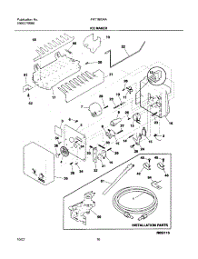 11 - Ice Maker parts for Frigidaire Refrigerator FRT18IG4AW6 from AppliancePartsPros.com