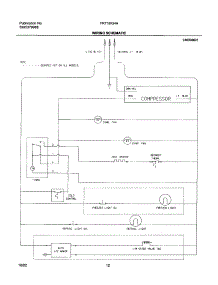 12 - Wiring Schematic parts for Frigidaire Refrigerator FRT18IG4AZ6 from AppliancePartsPros.com