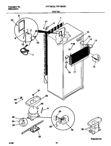 05 - System parts for Frigidaire Refrigerator FRT18IQGJW0 from AppliancePartsPros.com