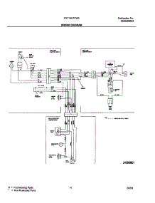 11 - Wiring Diagram parts for Frigidaire Refrigerator FRT18G7CW0 from AppliancePartsPros.com