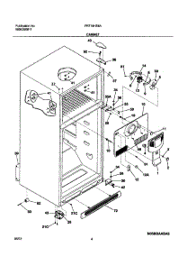 05 - Cabinet parts for Frigidaire Refrigerator FRT18HS6AQ8 from AppliancePartsPros.com