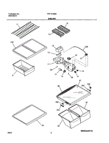 07 - Shelves parts for Frigidaire Refrigerator FRT18HS6AQ8 from AppliancePartsPros.com