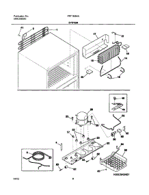09 - System parts for Frigidaire Refrigerator FRT18IB4AT4 from AppliancePartsPros.com