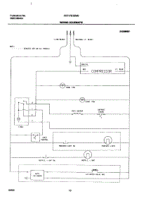 10 - Wiring Schematic parts for Frigidaire Refrigerator FRT17B1BW0 from AppliancePartsPros.com