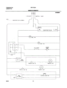 10 - Wiring Schematic parts for Frigidaire Refrigerator FRT17G5AZ1 from AppliancePartsPros.com