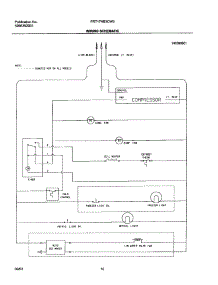 10 - Wiring Schematic parts for Frigidaire Refrigerator FRT17HB3CW0 from AppliancePartsPros.com