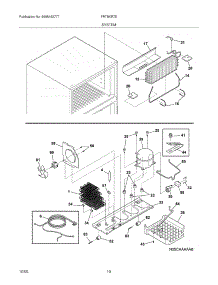 09 - System parts for Frigidaire Refrigerator FRT18KR7EB6 from AppliancePartsPros.com