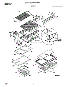 04 - Shelves parts for Frigidaire Refrigerator FRT18KRGD0 from AppliancePartsPros.com