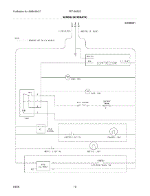 10 - Wiring Schematic parts for Frigidaire Refrigerator FRT18KB2DWC from AppliancePartsPros.com