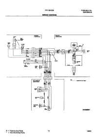 11 - Wiring Diagram parts for Frigidaire Refrigerator FRT18KS5AQ8 from AppliancePartsPros.com