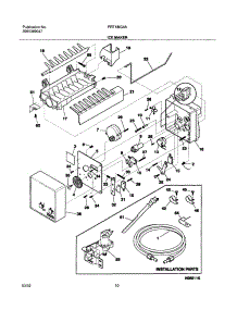11 - Ice Maker parts for Frigidaire Refrigerator FRT18IG4AW4 from AppliancePartsPros.com