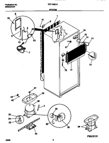 05 - System parts for Frigidaire Refrigerator FRT18INLHW0 from AppliancePartsPros.com