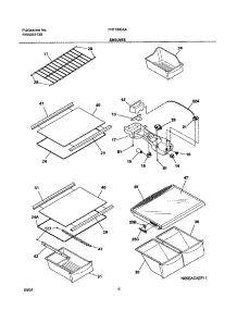07 - Shelves parts for Frigidaire Refrigerator FRT18IG4AT2 from AppliancePartsPros.com