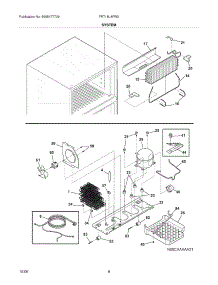 09 - System parts for Frigidaire Refrigerator FRT18L4FW2 from AppliancePartsPros.com