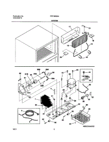 09 - System parts for Frigidaire Refrigerator FRT18KS5AQ4 from AppliancePartsPros.com