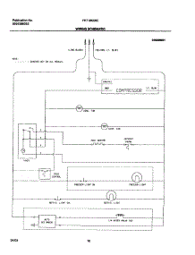 10 - Wiring Schematic parts for Frigidaire Refrigerator FRT18KS6CW0 from AppliancePartsPros.com