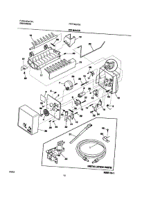 11 - Ice Maker parts for Frigidaire Refrigerator FRT18LR7AW8 from AppliancePartsPros.com