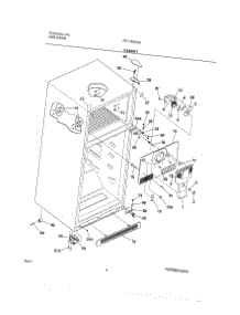 05 - Cabinet parts for Frigidaire Refrigerator FRT18KD4AW2 from AppliancePartsPros.com