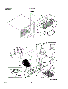 09 - System parts for Frigidaire Refrigerator FRT18LR7AQ8 from AppliancePartsPros.com