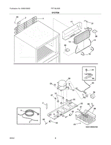 09 - System parts for Frigidaire Refrigerator FRT18LN5BW6 from AppliancePartsPros.com