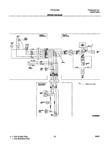 13 - Wiring Diagram parts for Frigidaire Refrigerator FRT18LN5BW0 from AppliancePartsPros.com