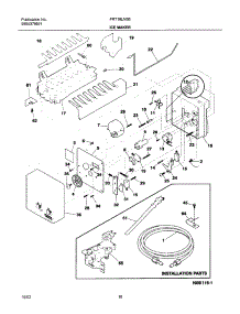 11 - Ice Maker parts for Frigidaire Refrigerator FRT18LN5BW2 from AppliancePartsPros.com