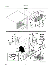 09 - System parts for Frigidaire Refrigerator FRT18LR7AQ6 from AppliancePartsPros.com