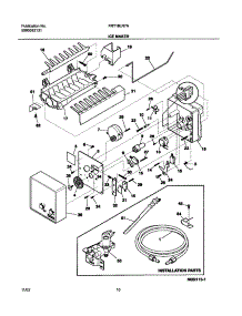 11 - Ice Maker parts for Frigidaire Refrigerator FRT18LR7AQ6 from AppliancePartsPros.com