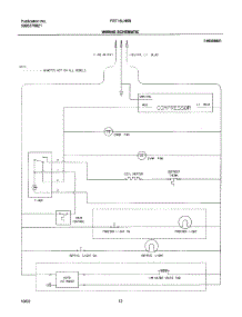 12 - Wiring Schematic parts for Frigidaire Refrigerator FRT18LN5BW2 from AppliancePartsPros.com