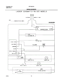 12 - Wiring Schematic parts for Frigidaire Refrigerator FRT18LR7AW4 from AppliancePartsPros.com