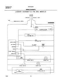 12 - Wiring Schematic parts for Frigidaire Refrigerator FRT18LR7AQ6 from AppliancePartsPros.com