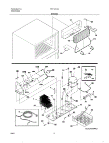09 - System parts for Frigidaire Refrigerator FRT18IC5AT0 from AppliancePartsPros.com