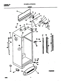 03 - Cabinet parts for Frigidaire Refrigerator FRT18IPRHD0 from AppliancePartsPros.com