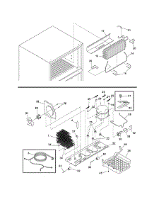 System parts for Frigidaire Refrigerator FRT18IS6CQN from AppliancePartsPros.com