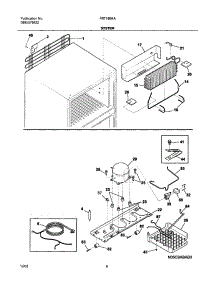 09 - System parts for Frigidaire Refrigerator FRT18B4AZ6 from AppliancePartsPros.com
