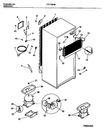 05 - Cooling System parts for Frigidaire Refrigerator FRT18BRBD2 from AppliancePartsPros.com