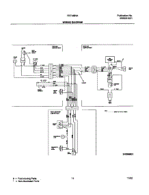 11 - Wiring Diagram parts for Frigidaire Refrigerator FRT18B5AQ6 from AppliancePartsPros.com