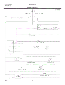 10 - Wiring Schematic parts for Frigidaire Refrigerator FRT18B6CB3 from AppliancePartsPros.com