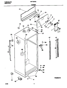 03 - Cabinet parts for Frigidaire Refrigerator FRT18NNGD1 from AppliancePartsPros.com