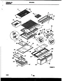 05 - Shelves And Supports parts for Frigidaire Refrigerator FRT18PRAD0 from AppliancePartsPros.com