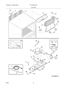 09 - System parts for Frigidaire Refrigerator FRT18KG3DW0 from AppliancePartsPros.com