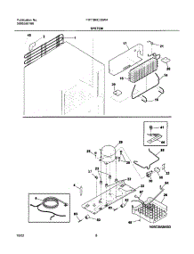 09 - System parts for Frigidaire Refrigerator FRT18KC3BW4 from AppliancePartsPros.com