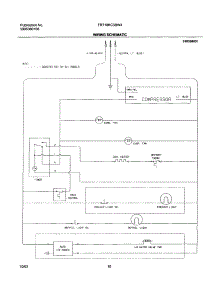 10 - Wiring Schematic parts for Frigidaire Refrigerator FRT18KC3BW4 from AppliancePartsPros.com