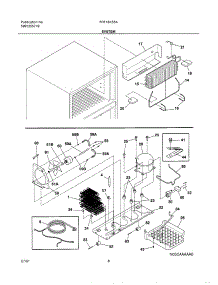 09 - System parts for Frigidaire Refrigerator FRT18KS5AQ0 from AppliancePartsPros.com