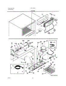 09 - System parts for Frigidaire Refrigerator FRT18P5AW0 from AppliancePartsPros.com