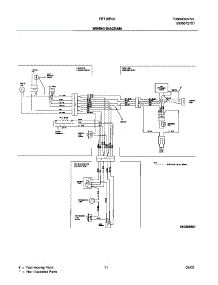 11 - Wiring Diagram parts for Frigidaire Refrigerator FRT18P5AQ7 from AppliancePartsPros.com