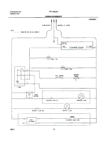 10 - Wiring Schematic parts for Frigidaire Refrigerator FRT18ND5AW2 from AppliancePartsPros.com