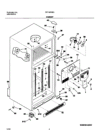 05 - Cabinet parts for Frigidaire Refrigerator FRT18P6BSK0 from AppliancePartsPros.com